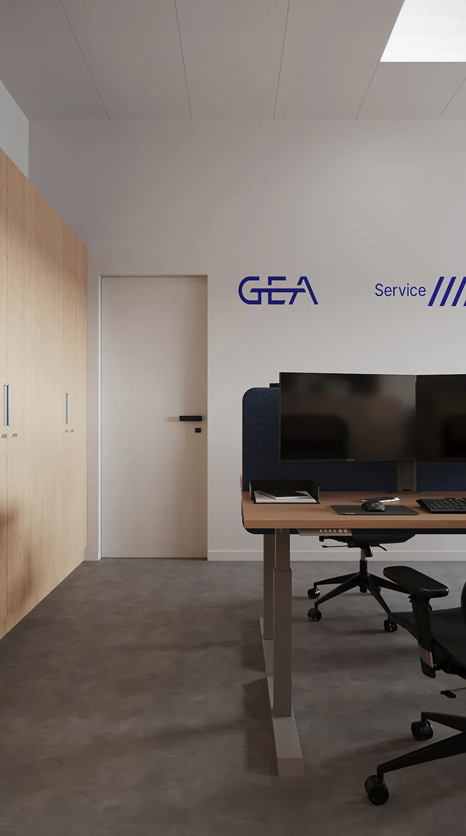Сучасний інтер'єр Офіс GEA: візуалізація 5