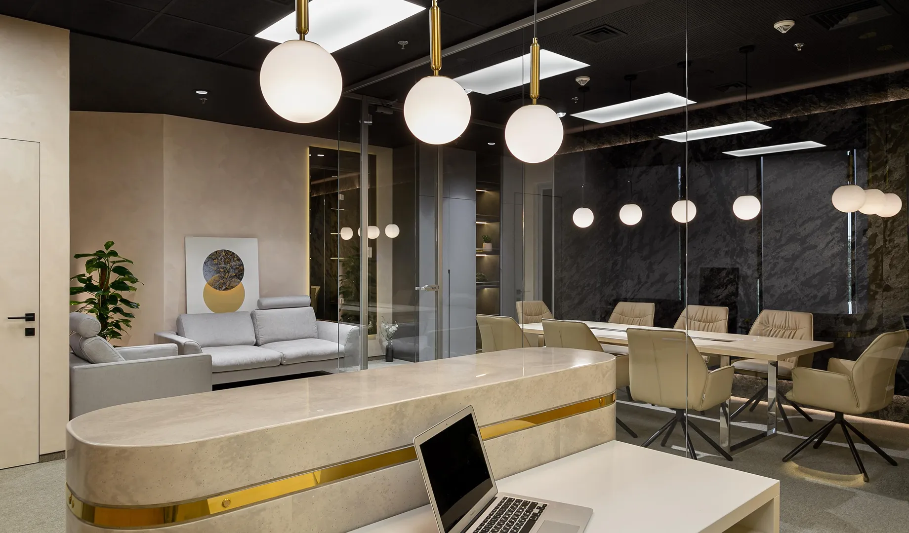 Сучасний інтер'єр Офіс IQ Business Center: візуалізація 4