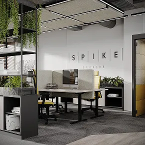 Інтер'єр Офіс Spike Brokers: робоча зона